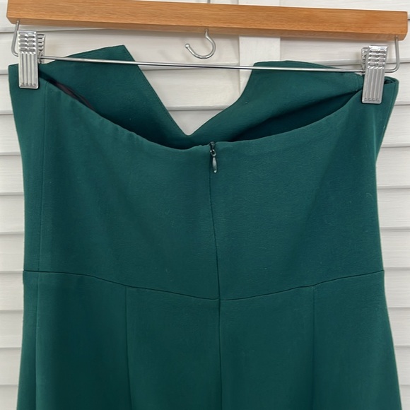 Assali Emerald Green Strapless Dress - Picture 5 of 7